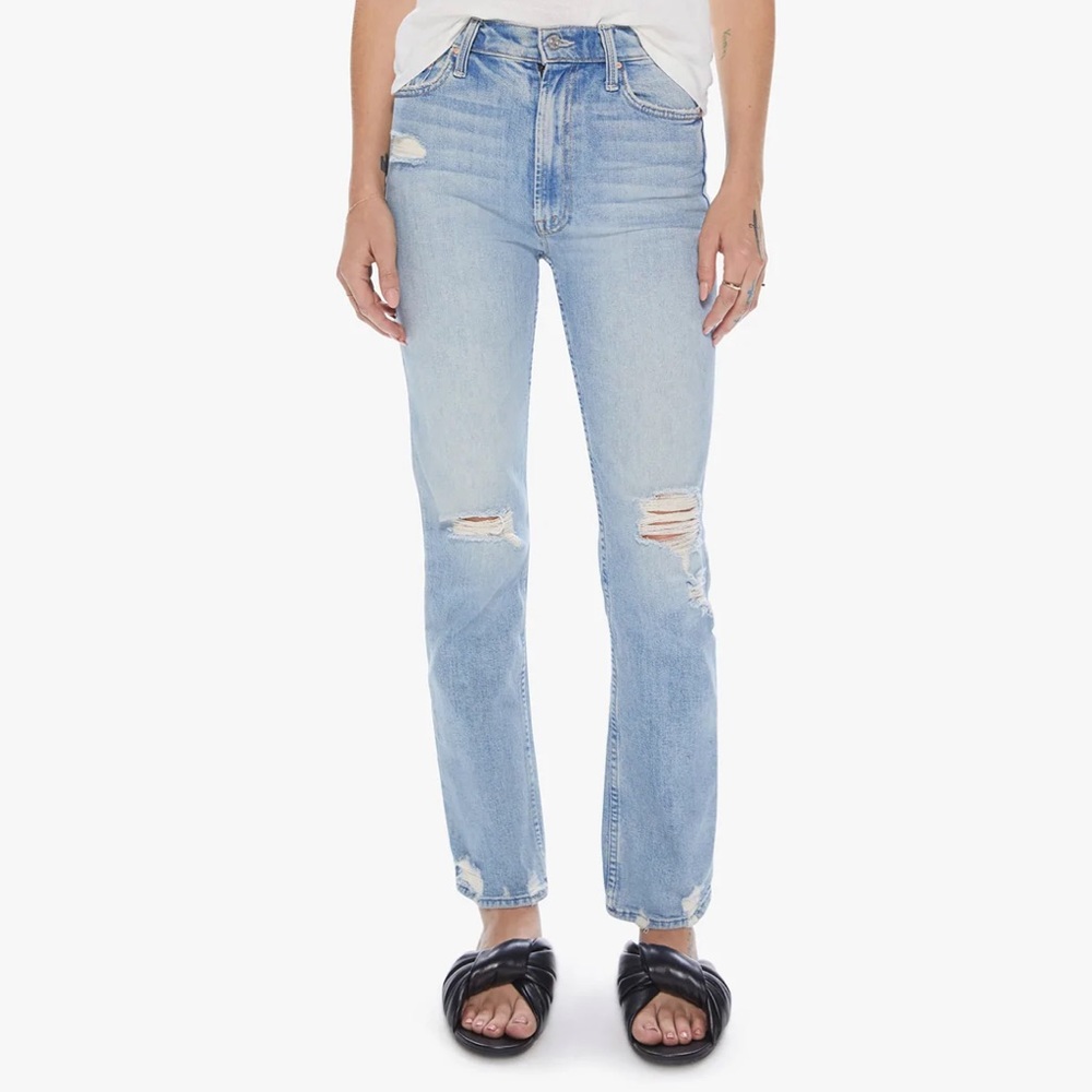 NWT MOTHER High Waisted Rider Skimp. Size 26.